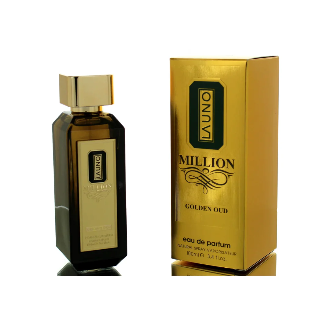 FRAGRANCE WORLD LA UNO MILLION GOLDEN OUD EDP 100 ML (1 MILLION GOLDEN OUD) - 1