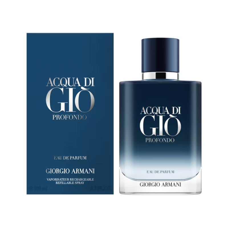 PERFUME GIORGIO ARMANI ACQUA DI GIO PROFONDO EDP 100 ML RECARGABLE / REFILLABLE - 1