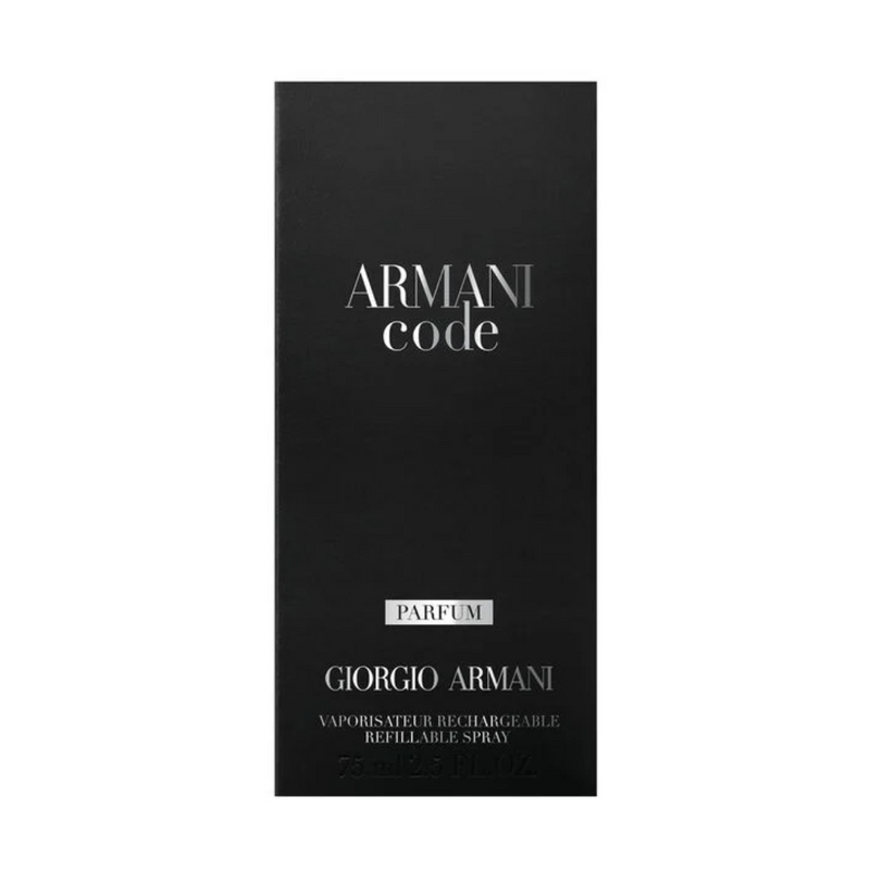 GIORGIO ARMANI CODE PARFUM 75 ML HOMBRE RECARGABLE - 1