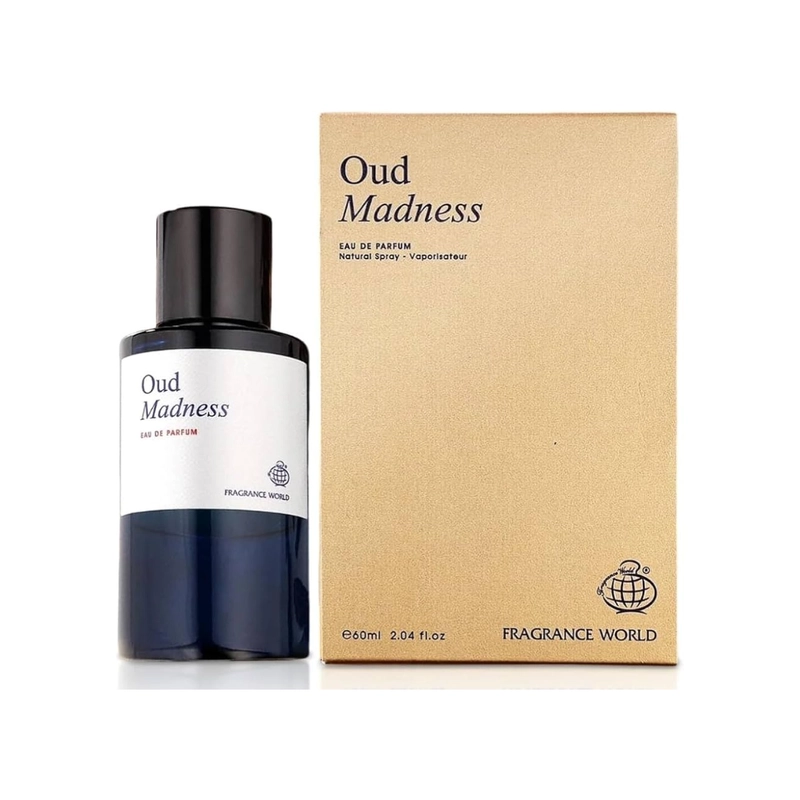 PERFUME FRAGRANCE WORLD OUD MADNESS EDP 60 ML - 1