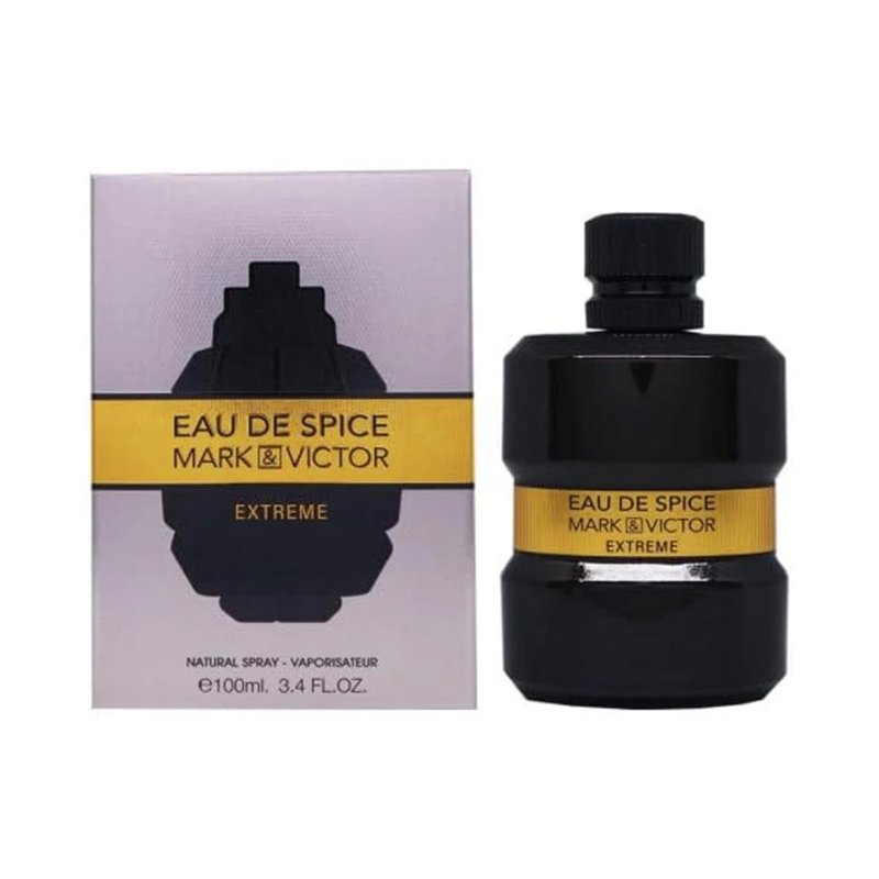 PERFUME FRAGRANCE WORLD EAU DE SPICE EXTREME MARK  AND  VICTOR EDP 100ML HOMBRE - 1