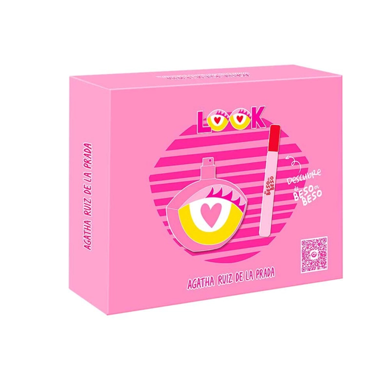 SET PERFUME LOOK AGATHA RUIZ DE LA PRADA EDT 80 ML + DE BESO EN BESO 10 ML - 2