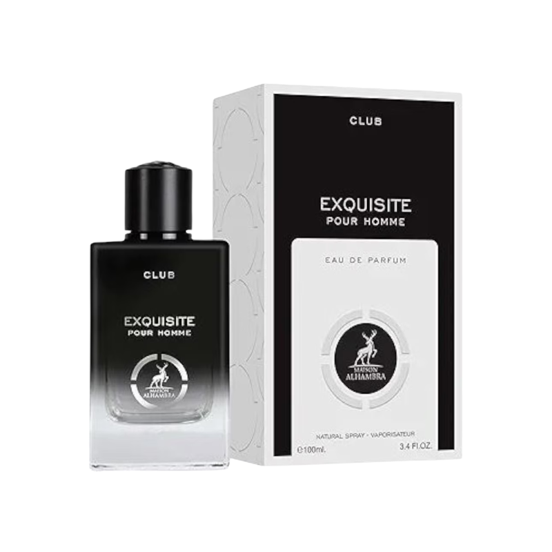 PERFUME MAISON ALHAMBRA EXQUISITE CLUB POUR HOMME EDP 100 ML HOMBRE - 1