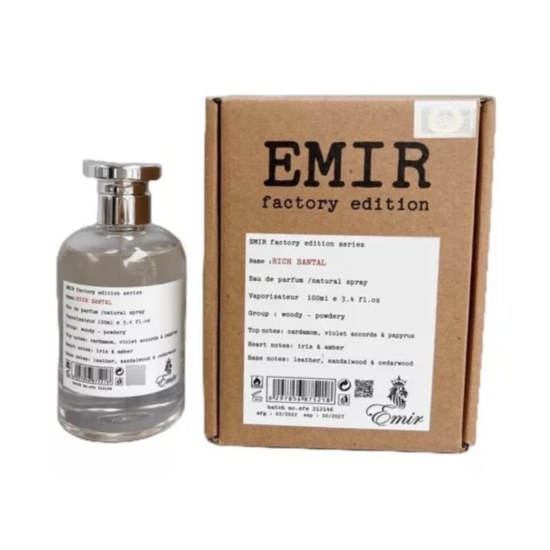 Perfume Paris Corner Rich Santal Emir Factory Edition EDP 100 ml - 1