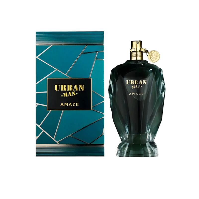 PERFUME URBAN MAN AMAZE EDP 90 ML FRAGRANCE WORLD - 1