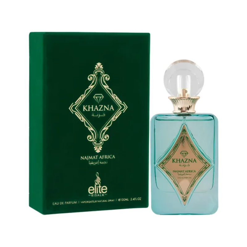 PERFUME KHAZNA NAJMAT AFRICA EDP 100 ML MUJER ELITE RISALA OF ARMAF - 1