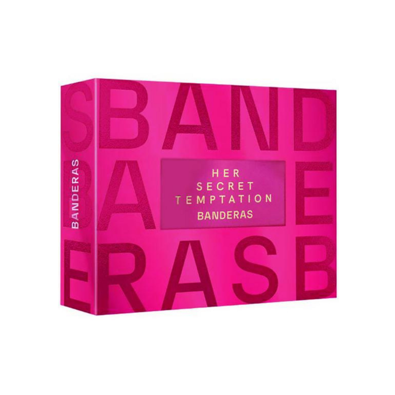SET PERFUME HER SCRET TEMPTATION BANDERAS EDT 80 ML + DEO 150 ML ANTONIO BANDERAS 2024 - 1