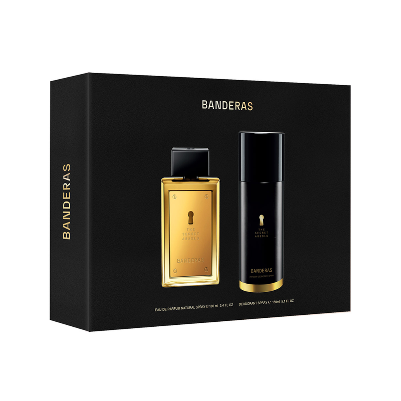 SET PERFUME ANTONIO BANDERAS THE SECRET ABSOLU EDP 100 ML + DEO 150 ML 2025 H1 - 1