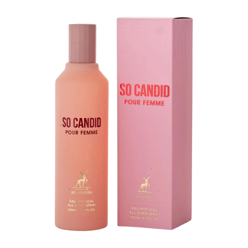 SO CANDID POUR FEMME MAISON ALHAMBRA ALL OVER PERFUME 150 ML - 1