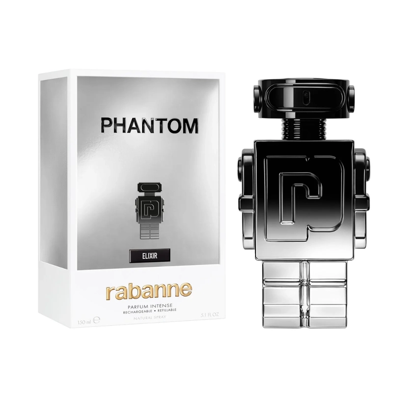 PERFUME PHANTOM ELIXIR PARFUM INTENSE 150 ML PACO RABANNE RECARGABLE / REFILL - 1