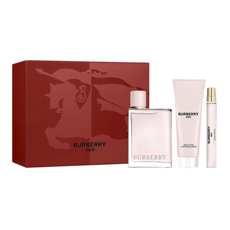SET PERFUME BURBERRY HER EDP 100 ML + 10 ML + BODY LOTION 75 ML BURBERRY - 1