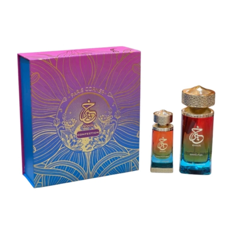 SET PERFUME KHAIR CONFECTION EDP 100 ML + 25 ML PARIS CORNER - 1