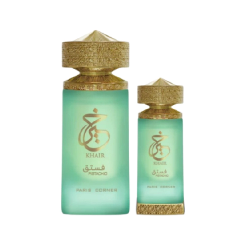 SET PERFUME KHAIR PISTACHIO EDP 100 ML + 25 ML PARIS CORNER - 1