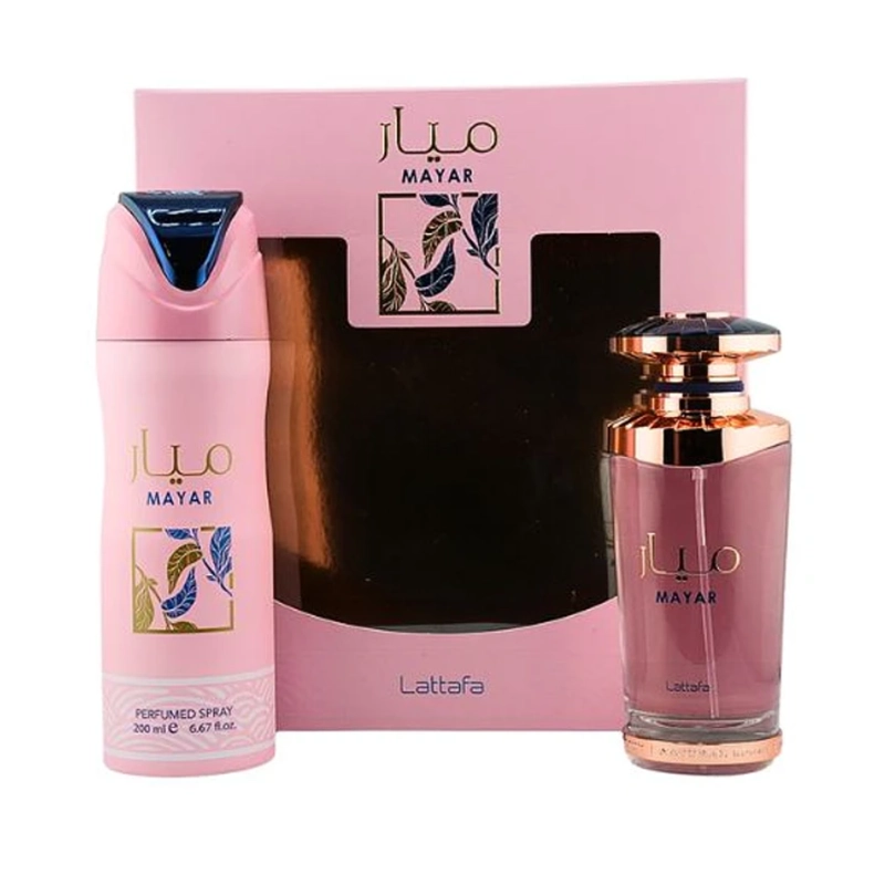 SET PERFUME MAYAR EDP 100 ML + PERFUME SPRAY 200 ML LATTAFA - 1