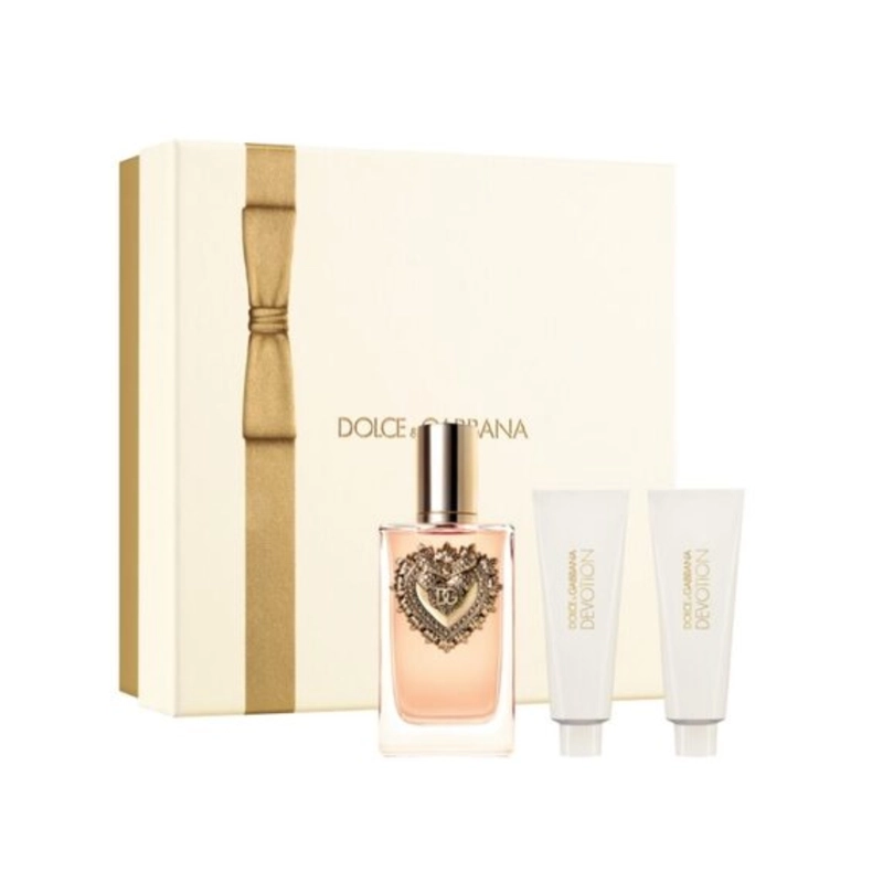 SET PERFUME DEVOTION EDP 100 ML + SG 50 ML + BODY LOTION 50 ML MUJER DE DOLCE  AND  GABBANA - 1