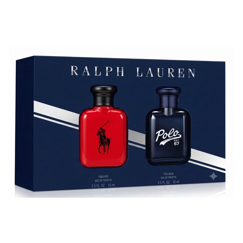 SET PERFUME RALPH LAUREN POLO RED EDT 15 ML + POLO 67 EDT 15 ML - 1