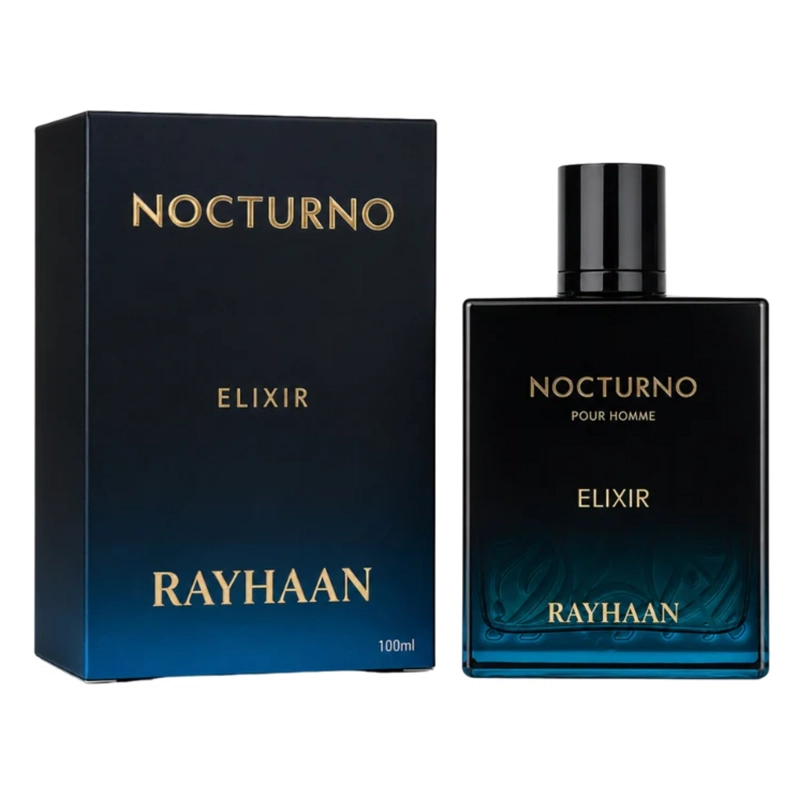 PERFUME NOCTURNO ELIXIR EDP 100 ML HOMBRE RAYHAAN - 1