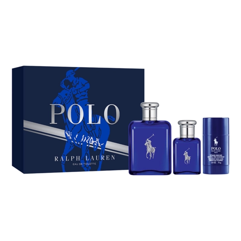 SET PERFUME POLO BLUE EDT 125 ML + 40 ML + DEO 75 ML RALPH LAUREN 2026 - 1