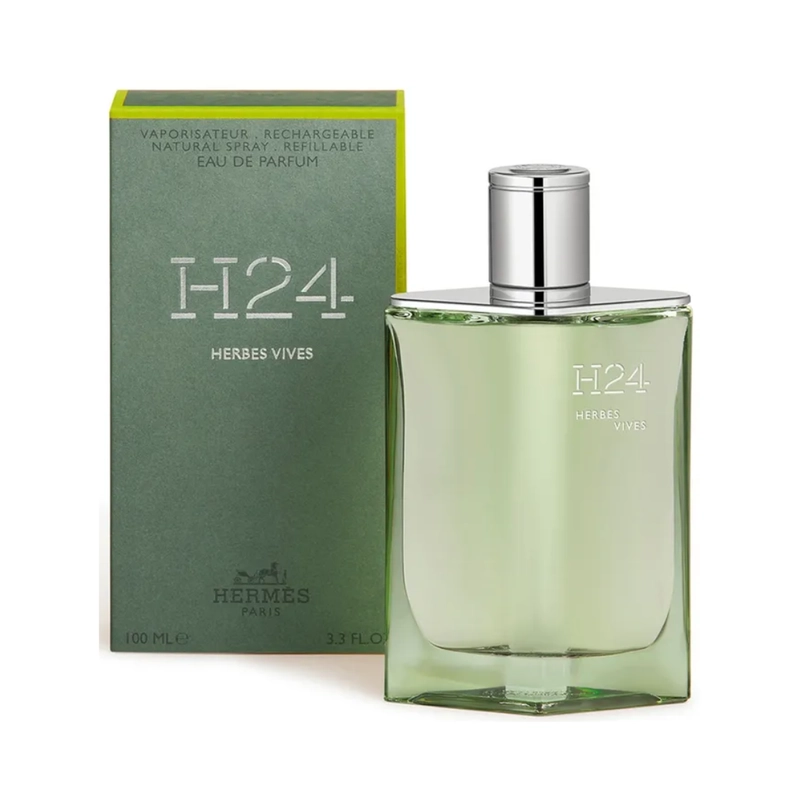 PERFUME H24 HERBES VIVES EDP 100 ML HOMBRE RECARGABLE/REFILL HERMES - 1