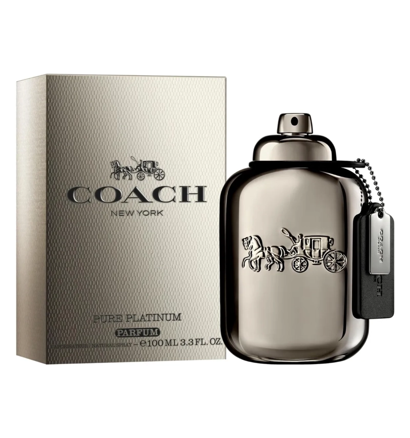 PERFUME COACH NEW YORK PURE PLATINUM PARFUM 100 ML HOMBRE - 1