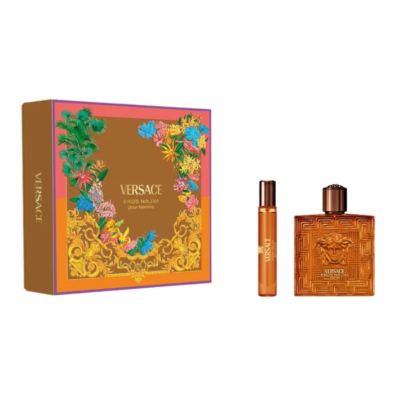 SET PERFUME VERSACE EROS NAJIM PARFUM POUR HOMME 100 ML + MINI 10 ML - 1