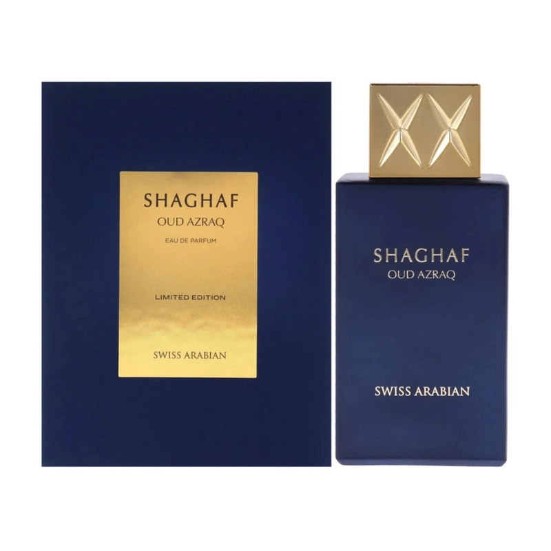 PERFUME SHAGHAF OUD AZRAQ EDP 75 ML SWISS ARABIAN - 1