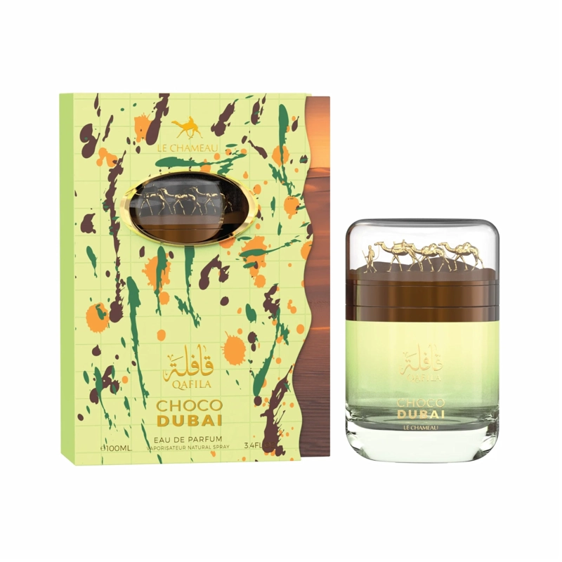 PERFUME QAFILA CHOCO DUBAI EDP 100 ML LE CHAMEAU BY EMPER - 1
