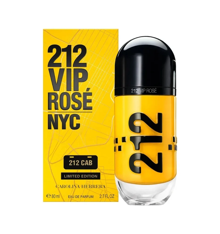 PERFUME 212 VIP ROSE NYC 212 CAB LIMITED EDITION EDP 80 ML CAROLINA HERRERA - 1