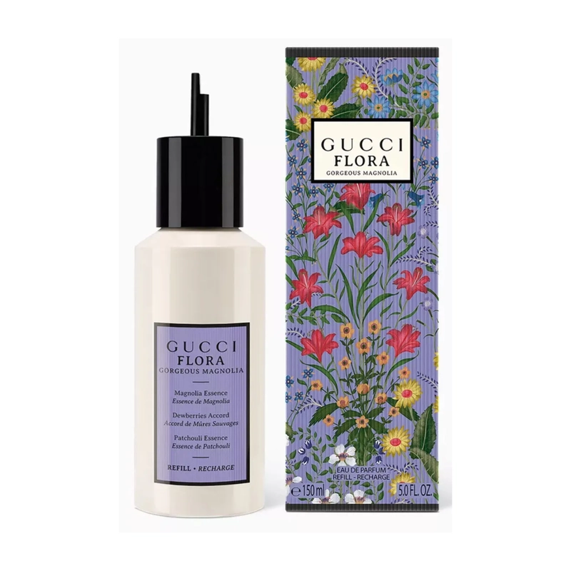 PERFUME GUCCI FLORA GORGEOUS MAGNOLIA EDP 150 ML REFILL RECARGABLE - 1