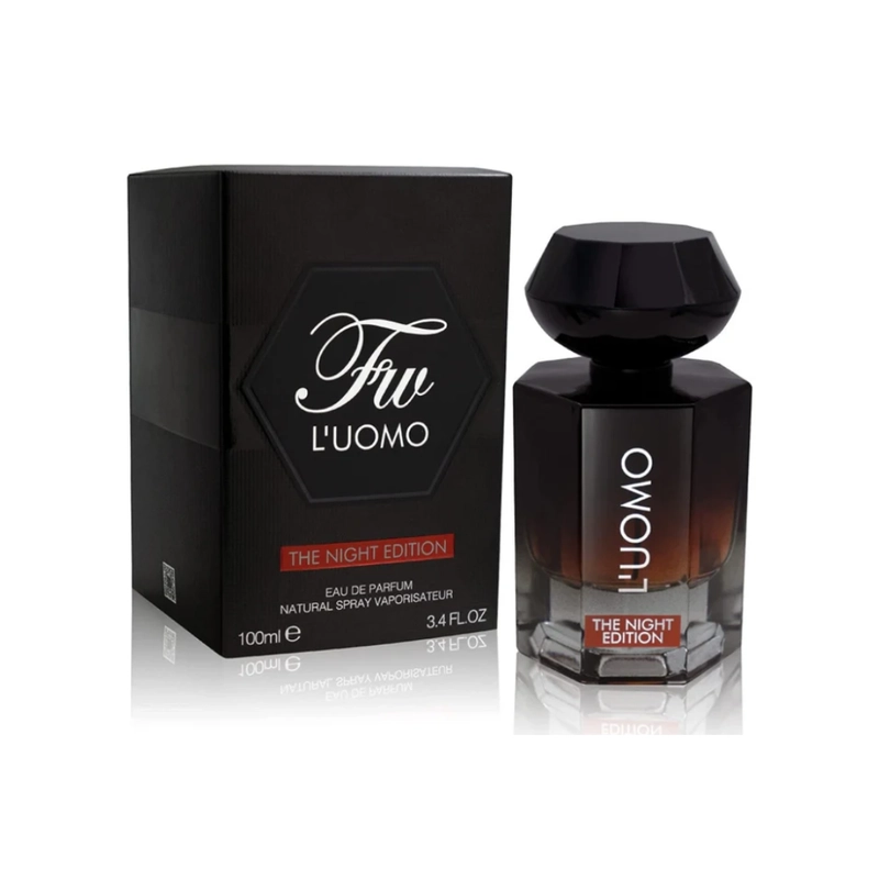 PERFUME FW LUOMO THE NIGHT EDITION EDP 100 ML FRAGRANCE WORLD - 1