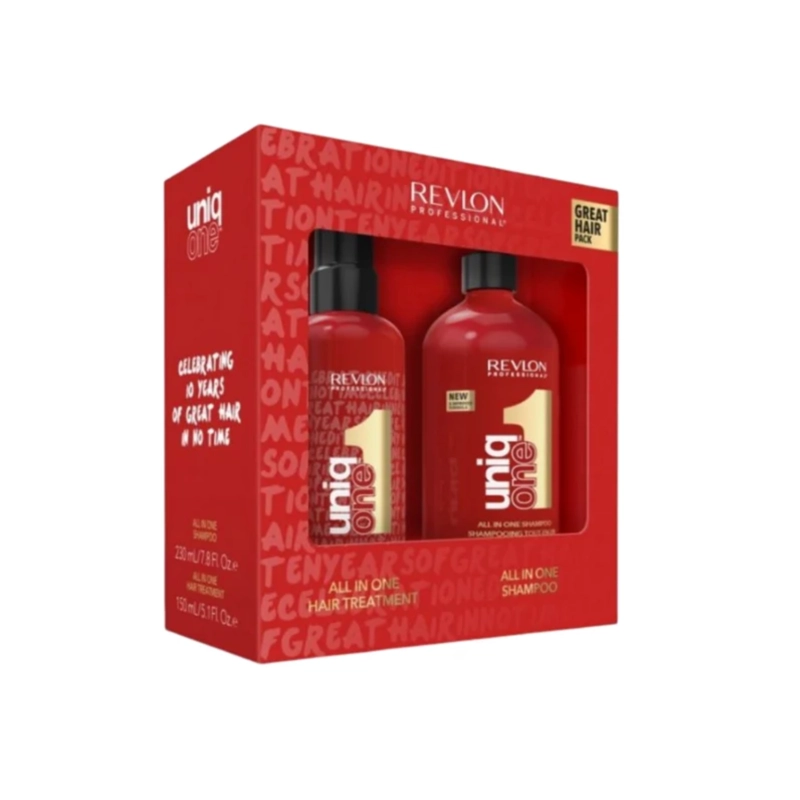 SET UNIQ ONE SHAMPOO 230 ML + HAIR TRATAMIENTO 150 ML REVLON PROFESSIONAL - 2