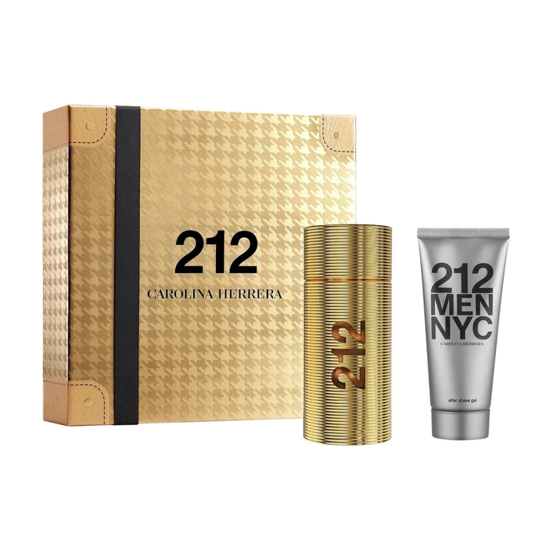 SET PERFUME 212 MEN NYC PARFUM 100 ML + AFTER SHAVE BALM 100 ML 2026 CAROLINA HERRERA - 1