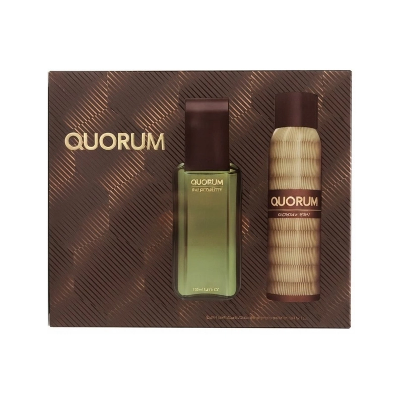 SET PERFUME PUIG QUORUM EDT 100 ML + DEO 150 ML 2026 - 1