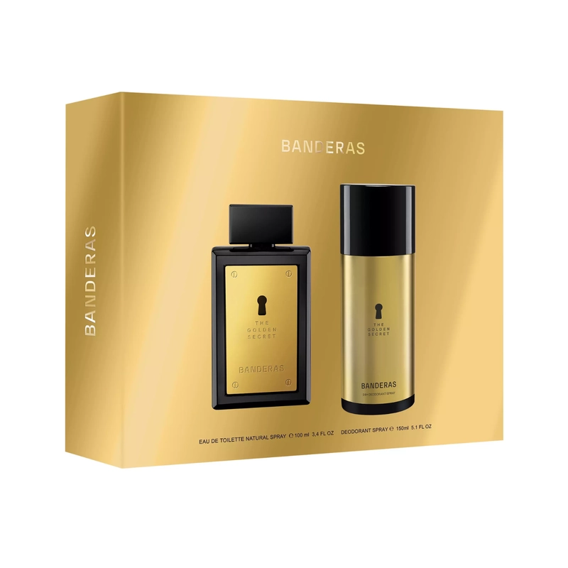 SET PERFUME BANDERAS THE GOLDEN SECRET EDT 100 ML + DEO 150 ML 2026 - 1