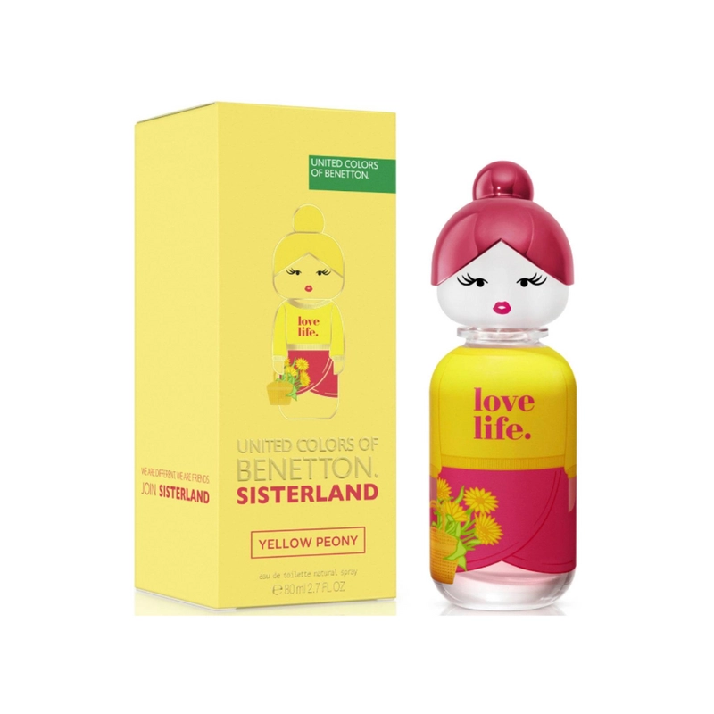 BENETTON SISTERLAND YELLOW PEONY EDT 80 ML MUJER - 1
