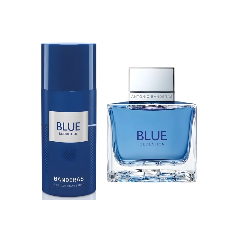 SET PERFUME BLUE SEDUCTION EDT 100 ML + DEO 150 ML 2026 H1 ANTONIO BANDERAS - 1