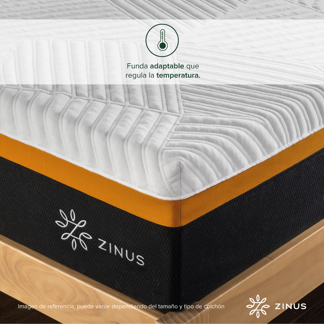 COLCHÓN ZINUS 1 PLAZA COOLING COPPER ADAPT 90 X 190 X 30 CM - 5