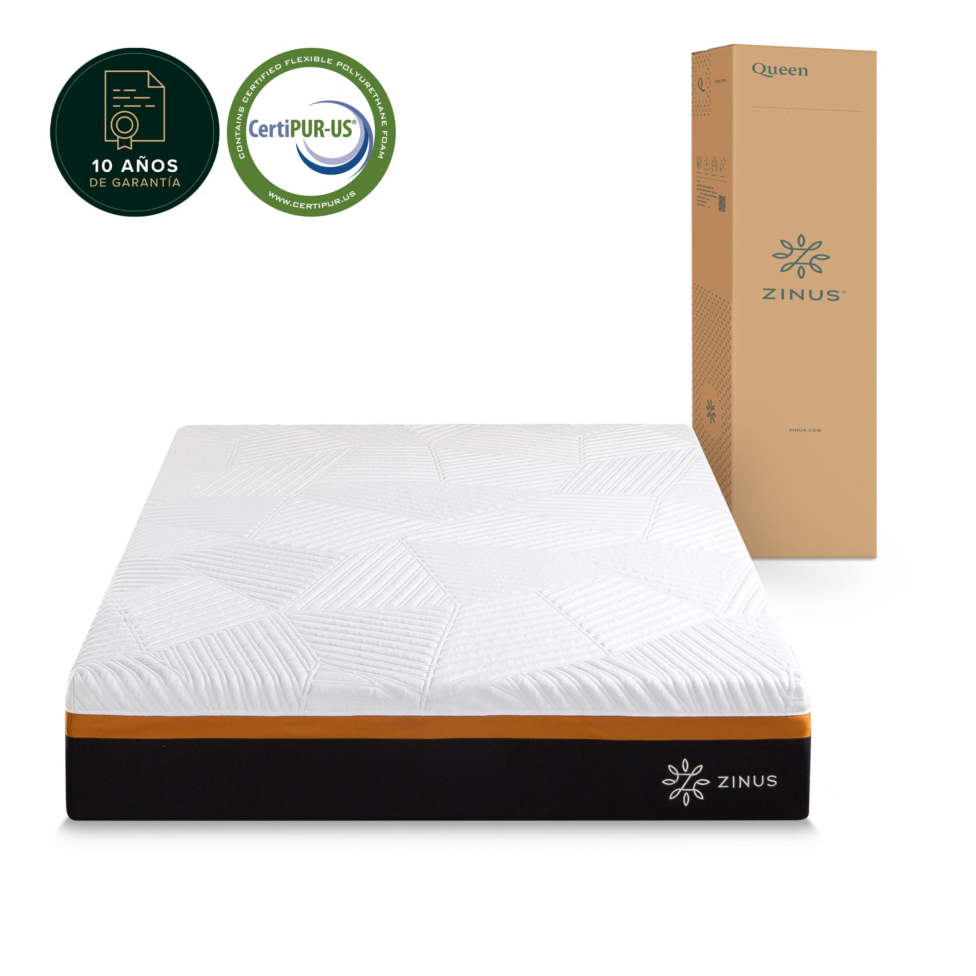 COLCHÓN ZINUS 1 PLAZA COOLING COPPER ADAPT 90 X 190 X 30 CM - 9