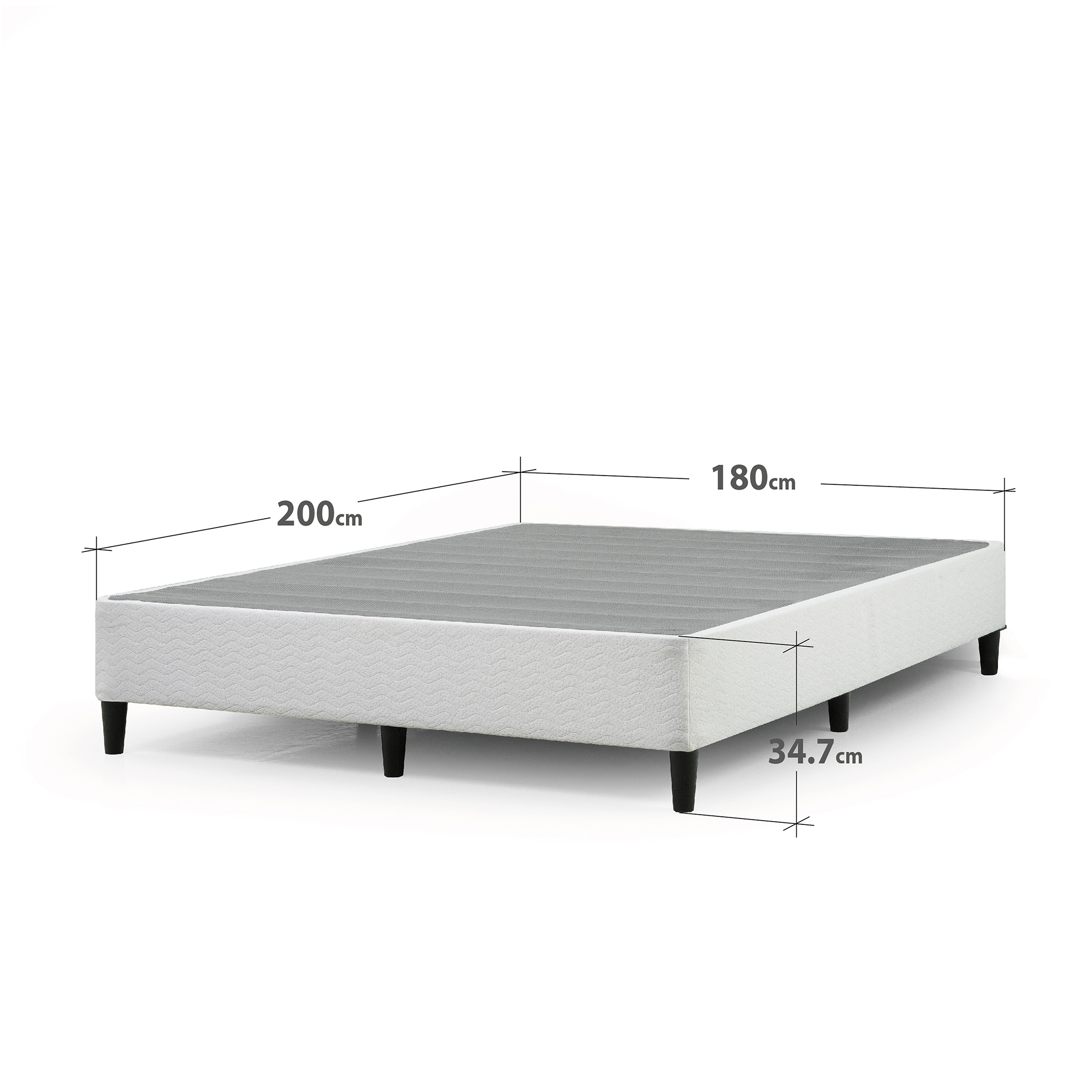 BASE CAMA ZINUS KEENAN KING 180X200X36CM - 2