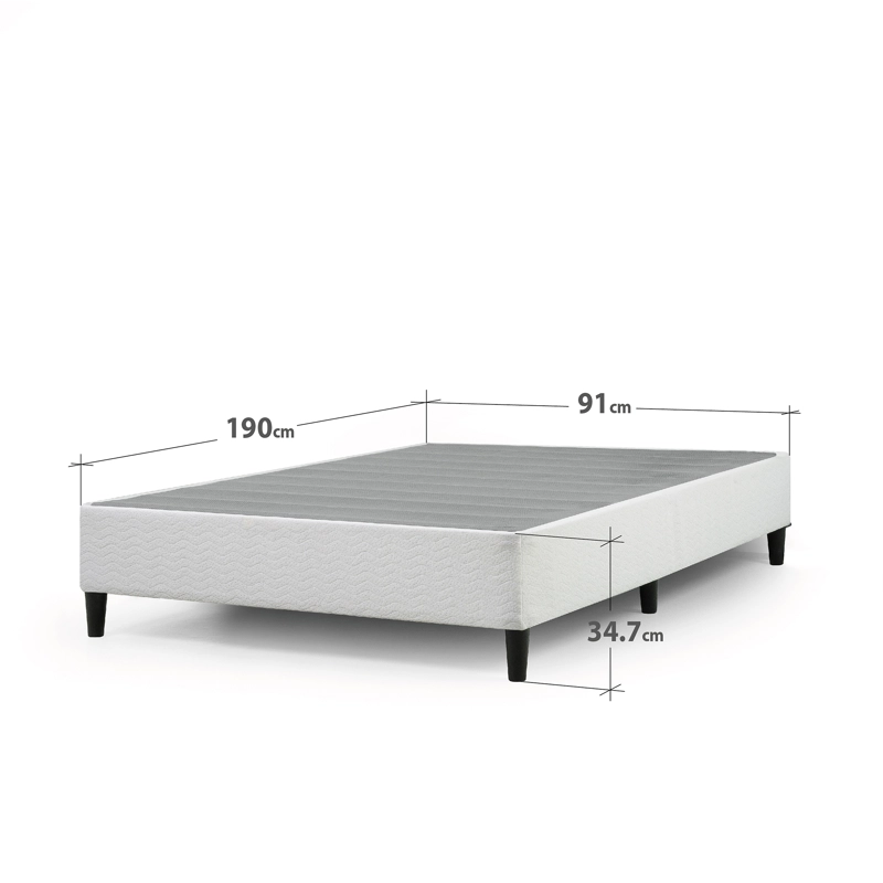 BASE CAMA ZINUS KEENAN 1 PLAZA 90X190X36CM - 2