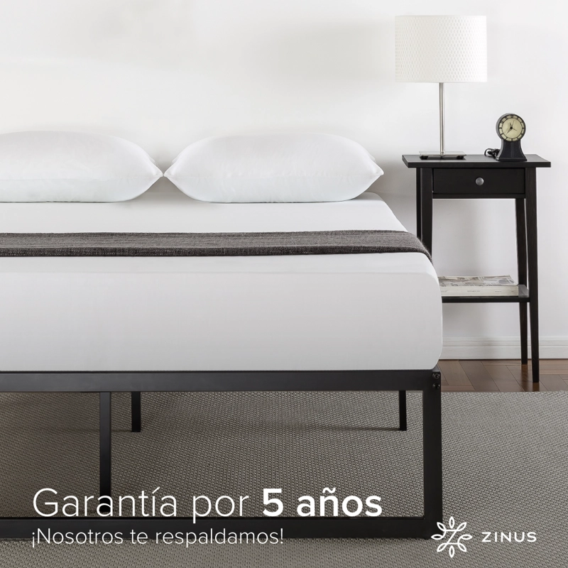 BASE CAMA ZINUS ABEL 1.5 PLAZAS LONG 105X200X36CM - 8