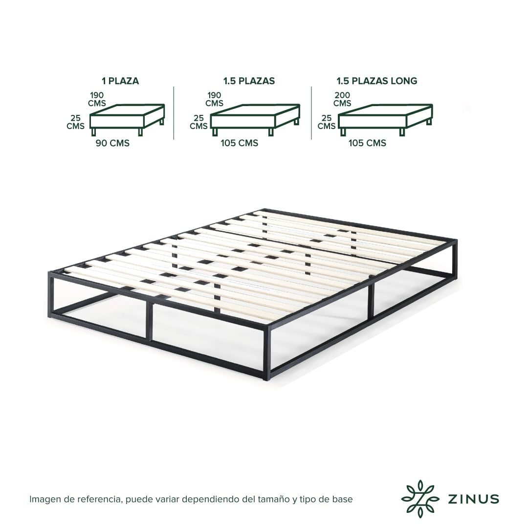 BASE DE CAMA JOSEPH ZINUS KING 180X200X25CM - 3