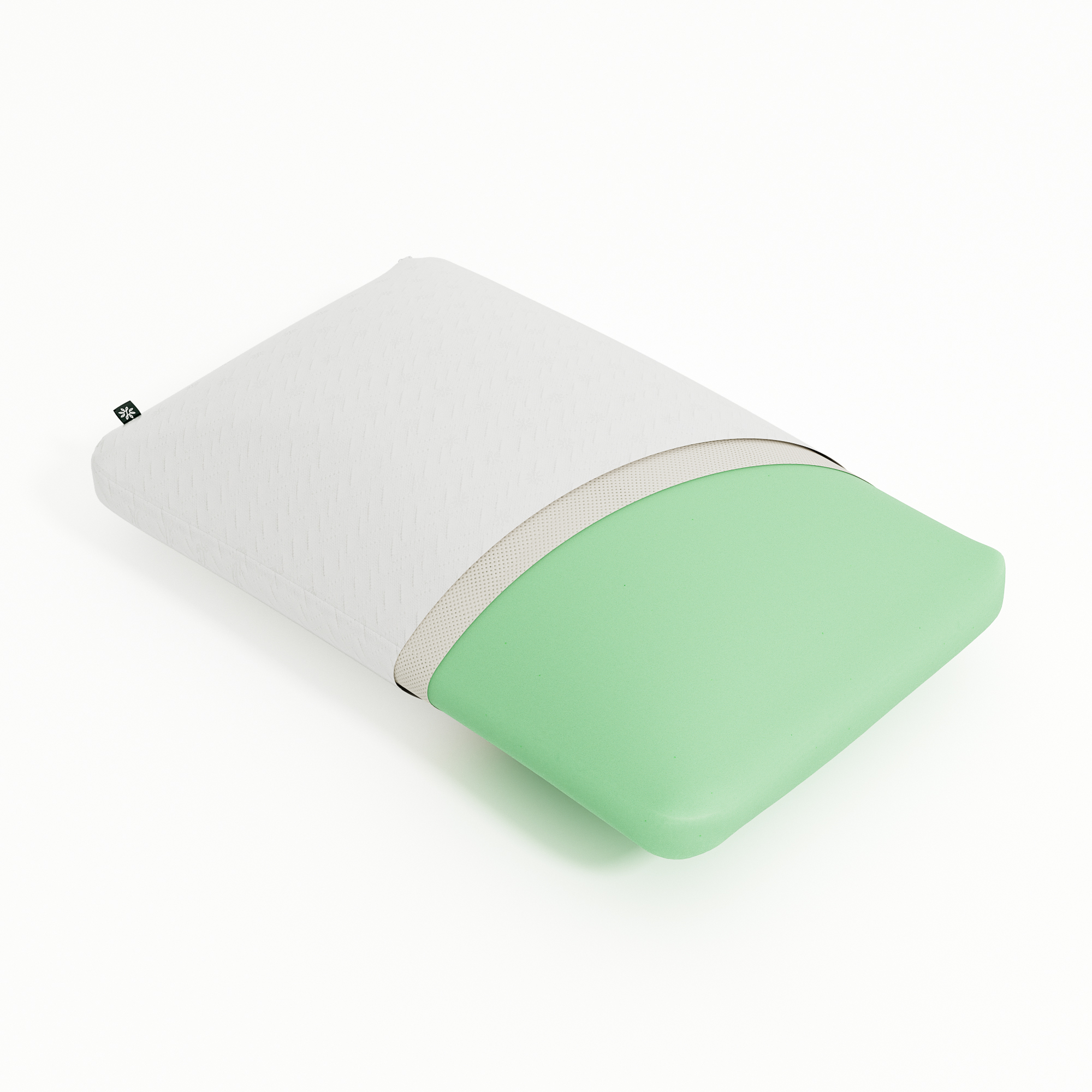 ALMOHADA ZINUS COOL SERIES GREEN TEA MEMORY FOAM 60 X 40 CM BLANCO - 2