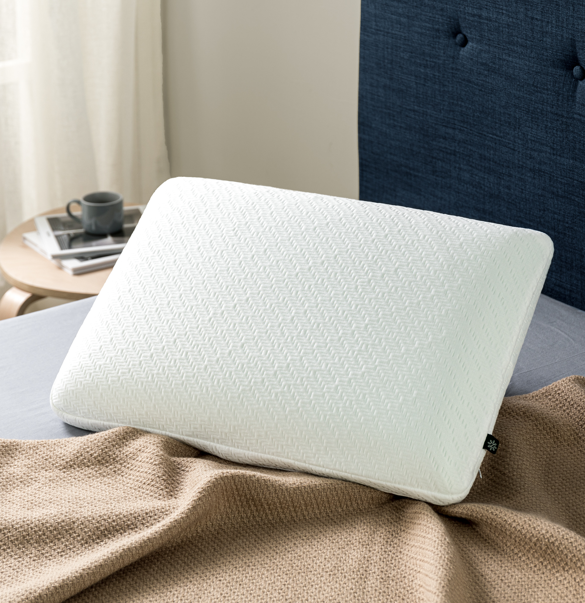 ALMOHADA ZINUS COOL SERIES GREEN TEA MEMORY FOAM 60 X 40 CM BLANCO - 5