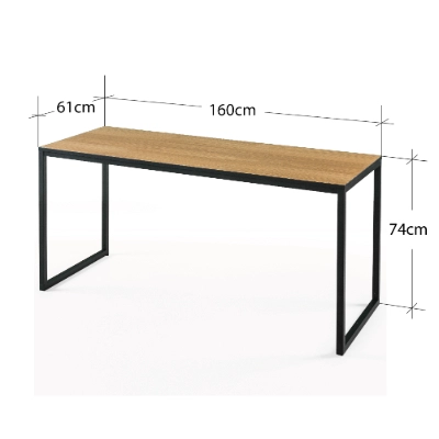 MESA ZINUS ESCRITORIO RECTANGULAR SOHO METAL - 3