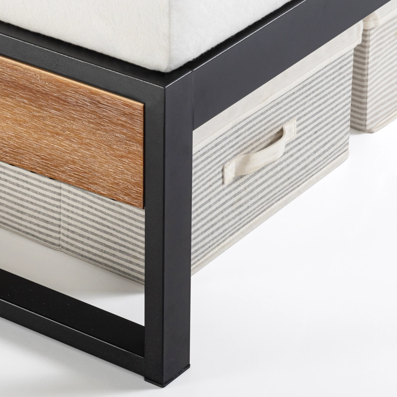 BASE CAMA ZINUS CON RESPALDO SUZANNE 2 PLAZAS 150X190X36CM - 5
