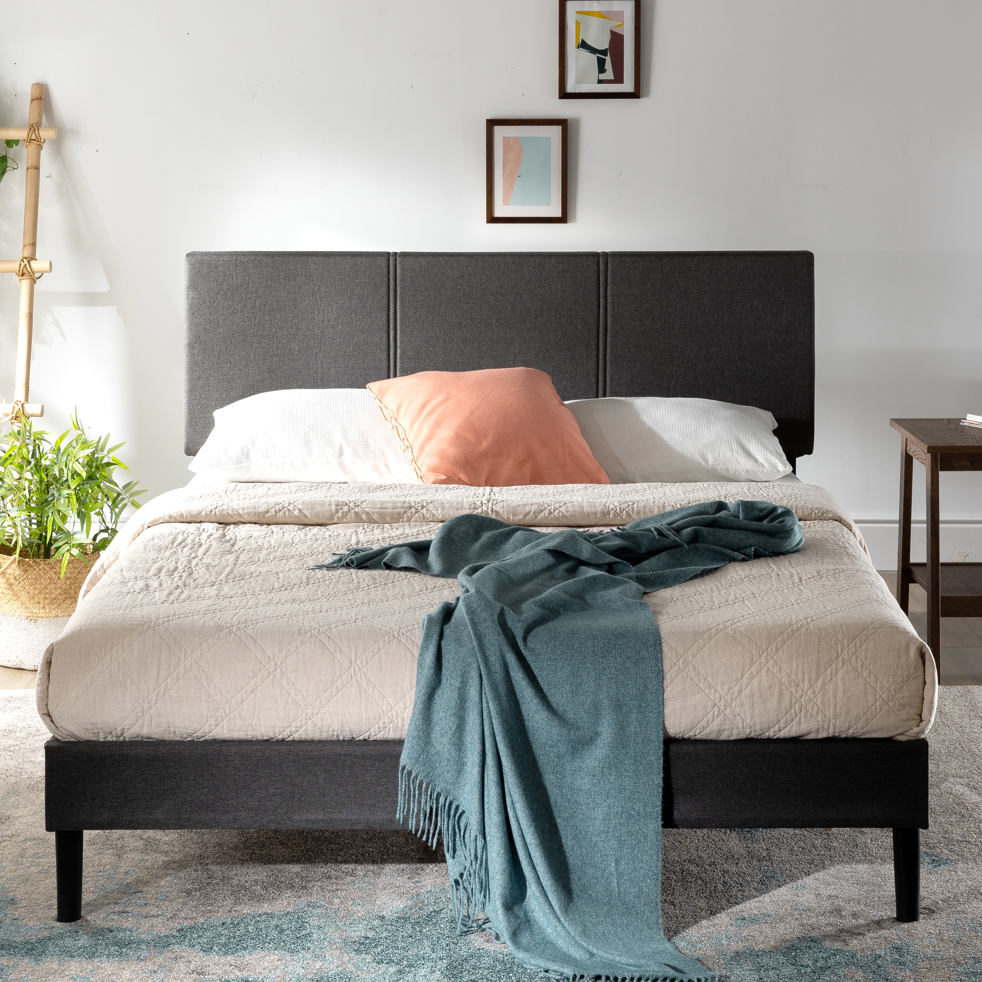 CAMA CAMBRIL CON RESPALDO ZINUS KING RESORTES POCKET - 3