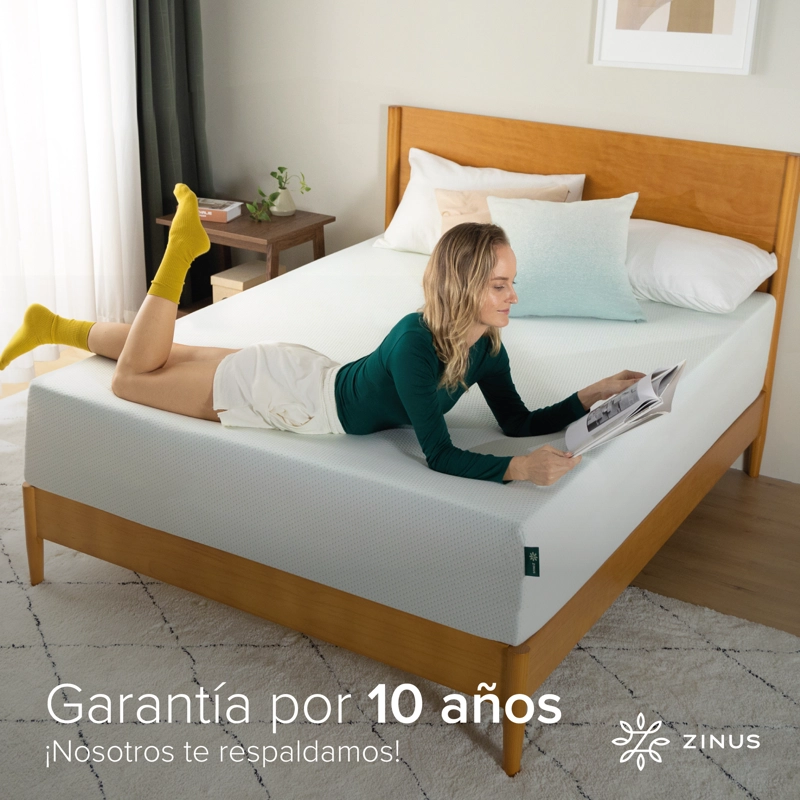 COLCHÓN ZINUS 2 PLAZAS ESPUMA MEMORY FOAM 150 X 190 X 30 CM - 8