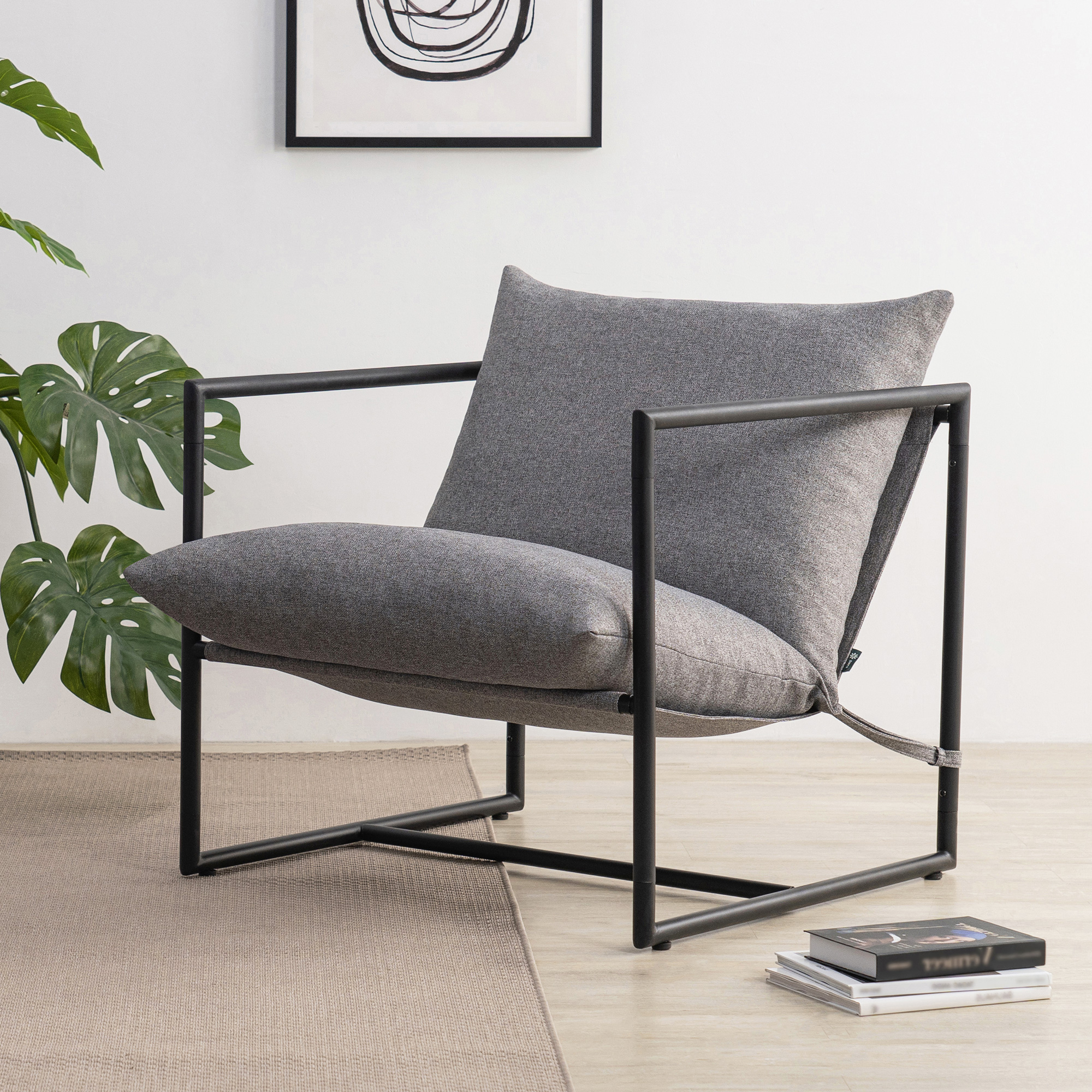 SILLA POLTRONA ZINUS GRIS AIDAN - 2