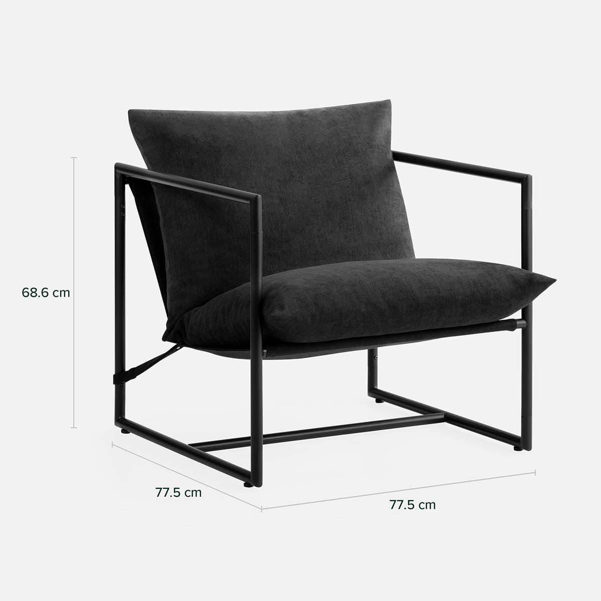 SILLA ZINUS NEGRO AIDAN - 3